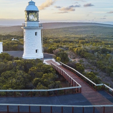 Cape Naturaliste Lighthouse visited on School Camp