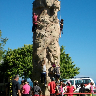 Rock Climbing on School Camp